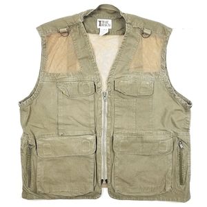 VTG 90's 80's Utility Cargo Hunting Workwear Vest